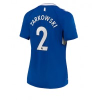 Everton James Tarkowski #2 Fotballklær Hjemmedrakt Dame 2022-23 Kortermet